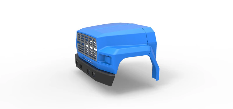 Nose for Vintage School bus Scale 1 to 25 3D Print Model .c4d .max .obj .3ds .fbx .stl .blend 