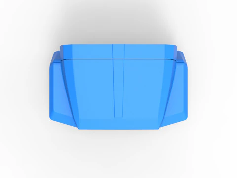 Nose for Vintage School bus Scale 1 to 25 3D Print Model