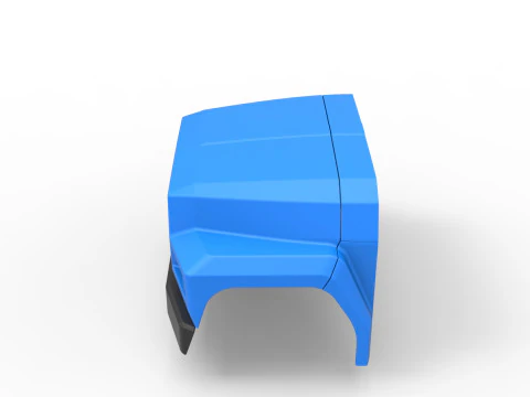 Nose for Vintage School bus Scale 1 to 25 3D Print Model