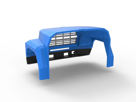 Nose for Vintage School bus Scale 1 to 25 3D Print Model