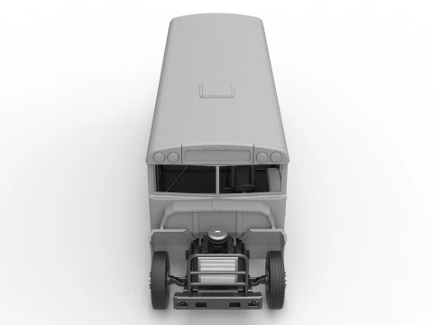 School bus for Figure 8 racing Scale 1 to 25 3D Print Model
