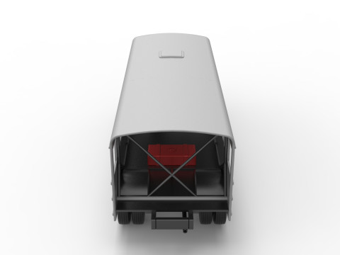 School bus for Figure 8 racing Scale 1 to 25 3D Print Model