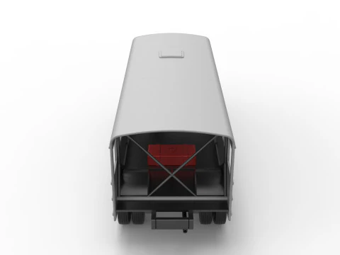 School bus for Figure 8 racing Scale 1 to 25 3D Print Model
