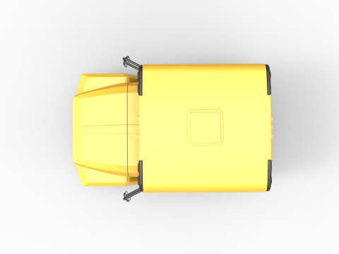 Fun short School bus Scale 1 to 25 3D Print Model