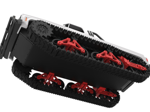 Vintage Monster tank Scale 1 to 25 3D Baskı Modeli
