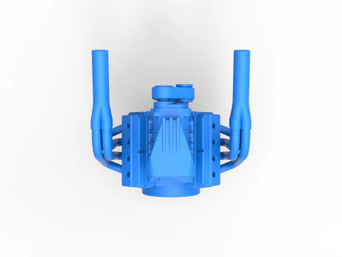 Engine for Vintage Monster tank Scale 1 to 25 3D Print Model