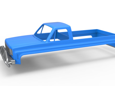 Shell for Vintage Monster tank Scale 1 to 25 3D Print Model
