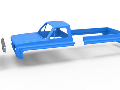 Shell for Vintage Monster tank Scale 1 to 25 3D Baskı Modeli