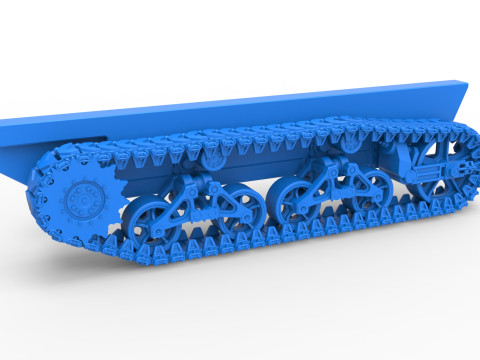 Track for Vintage Monster tank Scale 1 to 25 3D Принт Модель
