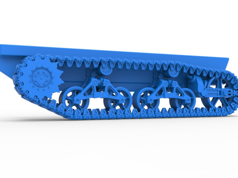 Track for Vintage Monster tank Scale 1 to 25 Modello di stampa 3D