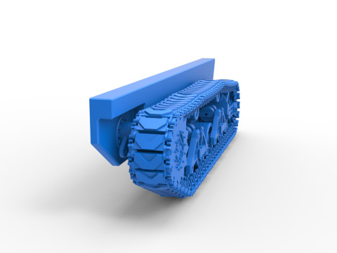 Track for Vintage Monster tank Scale 1 to 25 Modello di stampa 3D
