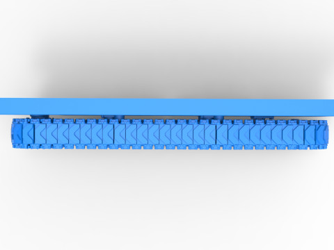 Track for Vintage Monster tank Scale 1 to 25 Modello di stampa 3D