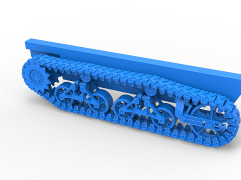 Track for Vintage Monster tank Scale 1 to 25 Modello di stampa 3D
