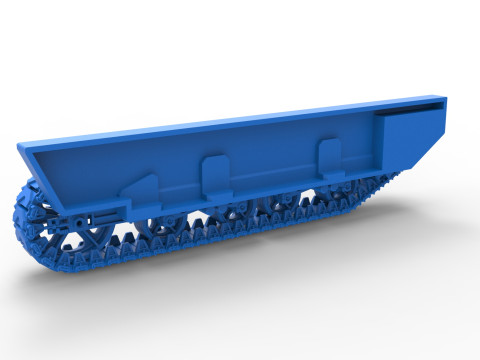Track for Vintage Monster tank Scale 1 to 25 Modello di stampa 3D