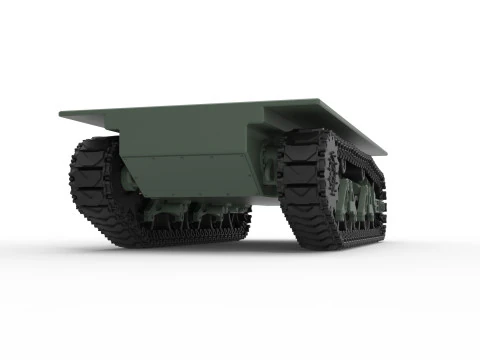 Vintage Monster tank Base Scale 1 to 25 3D Print Model