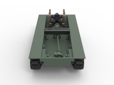 Vintage Monster tank Base Scale 1 to 25 3Dプリントモデル