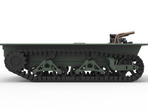 Vintage Monster tank Base Scale 1 to 25 3Dプリントモデル
