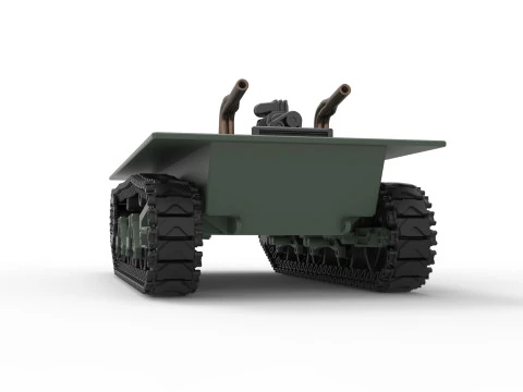 Vintage Monster tank Base Scale 1 to 25 3D Print Model