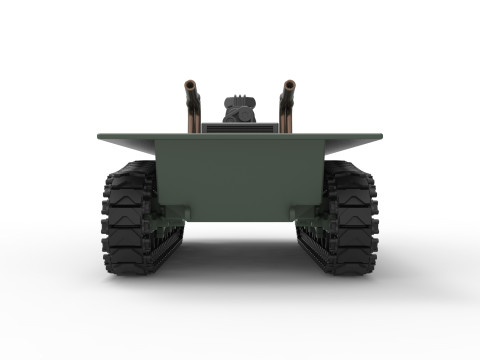 Vintage Monster tank Base Scale 1 to 25 3Dプリントモデル