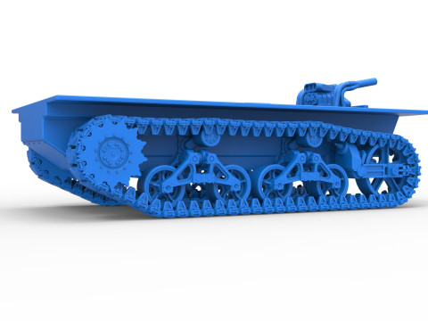 Vintage Monster tank Base Scale 1 to 25 3Dプリントモデル