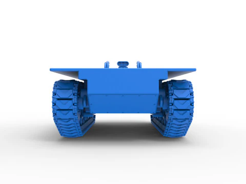 Vintage Monster tank Base Scale 1 to 25 3D Print Model