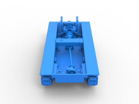Vintage Monster tank Base Scale 1 to 25 3Dプリントモデル