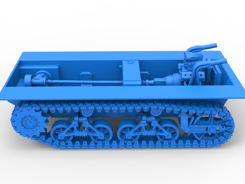Vintage Monster tank Base Scale 1 to 25 3Dプリントモデル