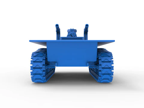 Vintage Monster tank Base Scale 1 to 25 3D Print Model