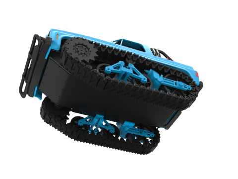 Fun Short Monster tank Scale 1 to 25 Modèles 3D en vedette