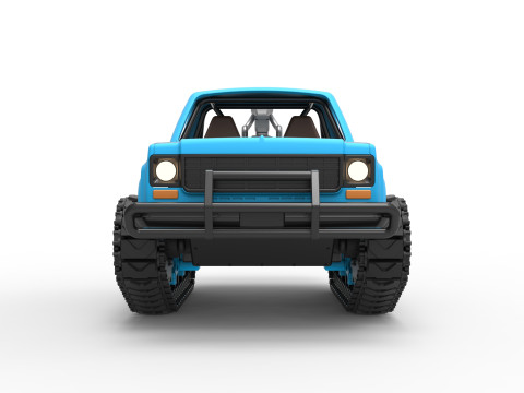 Fun Short Monster tank Scale 1 to 25 Modèles 3D en vedette