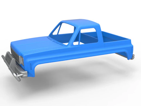 Shell for Fun Short Monster tank Scala da 1 a 25 Modello di stampa 3D