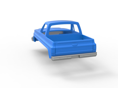 Shell for Fun Short Monster tank Scale 1 to 25 3D 打印模型
