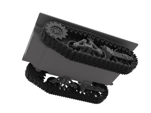 Fun Short Monster tank Base Scale 1 to 25 Modèles 3D en vedette
