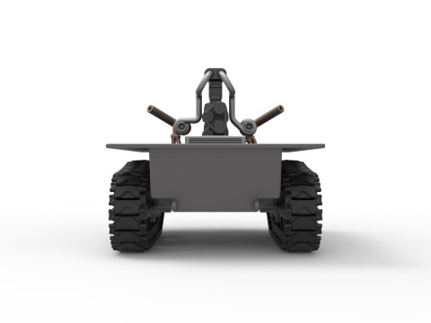 Fun Short Monster tank Base Scale 1 to 25 Modèles 3D en vedette