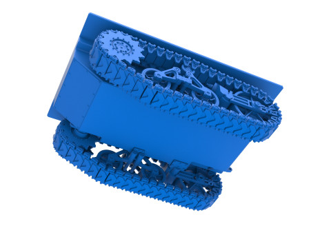 Fun Short Monster tank Base Scale 1 to 25 Modèles 3D en vedette