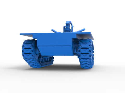 Fun Short Monster tank Base Scale 1 to 25 Modèles 3D en vedette