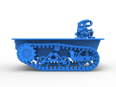 Fun Short Monster tank Base Scale 1 to 25 Modèles 3D en vedette