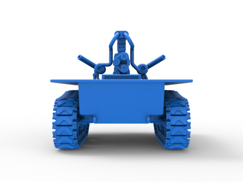 Fun Short Monster tank Base Scale 1 to 25 Modèles 3D en vedette