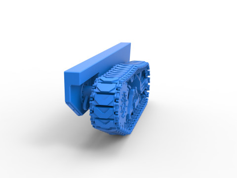 Track for Fun Short Monster tank Scale 1 to 25 3D Print Model
