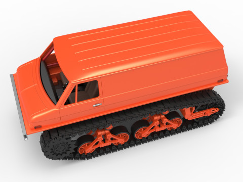 Vintage Monster tank Version 3 Scale 1 to 25 3D Принт Модель