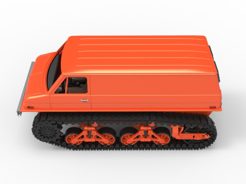 Vintage Monster tank Version 3 Scale 1 to 25 3D Принт Модель