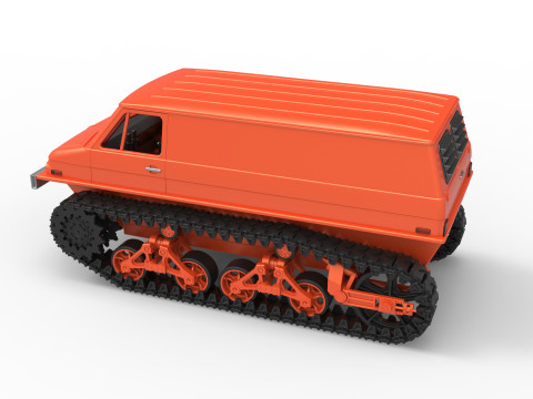 Vintage Monster tank Version 3 Scale 1 to 25 3D Принт Модель