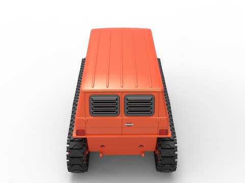 Vintage Monster tank Version 3 Scale 1 to 25 3D Принт Модель