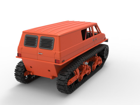 Vintage Monster tank Version 3 Scale 1 to 25 3D Принт Модель
