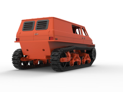Vintage Monster tank Version 3 Scale 1 to 25 3D Принт Модель