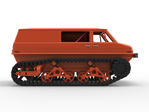 Vintage Monster tank Version 3 Scale 1 to 25 3D Принт Модель
