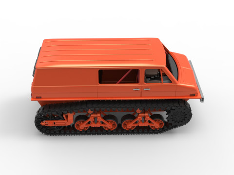 Vintage Monster tank Version 3 Scale 1 to 25 3D Принт Модель