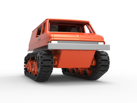 Vintage Monster tank Version 3 Scale 1 to 25 3D Принт Модель