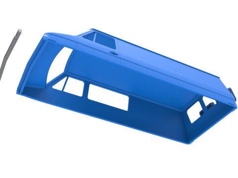 Shell for Vintage Monster tank Version 2 Scale 1 to 25 3D 打印模型