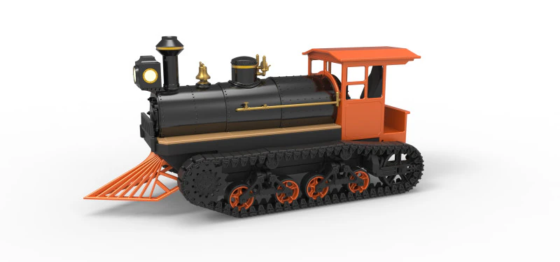 Vintage Monster tank Version 4 Scale 1 to 25 3D Print Model .c4d .max .obj .3ds .fbx .stl .blend 